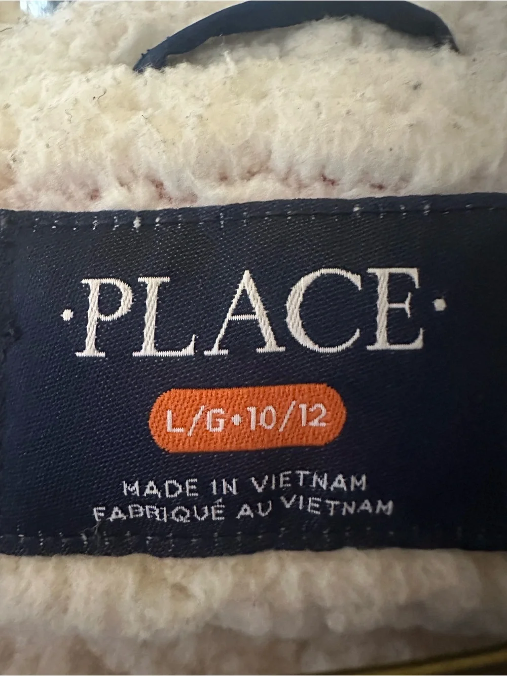 Children’s Place Boys Navy Jacket 10/12 - L